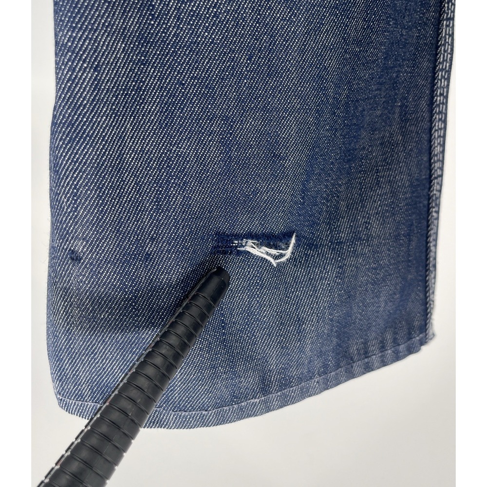 Vintage Union Made Womens Denim Overalls Bib Blue Wash Straight Leg Sz Small - Picture 6 of 10